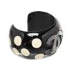 Image 2 : Chanel Black CC Dot Cuff