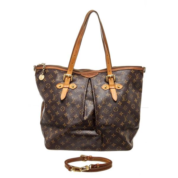 Louis Vuitton Brown Monogram Canvas Palermo GM Shoulder Bag