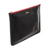Image 2 : Alexander McQueen Black Leather Zip Clutch Bag