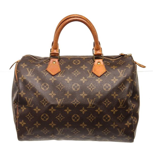 Louis Vuitton Brown Speedy 30cm Satchel Bag