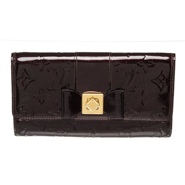 Louis Vuitton Brown Vernis Leather Wallet