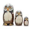 Image 1 : Three Owls Russian Nesting Boxes