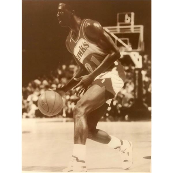 Vintage Atlanta Hawks Basketball Photo Print