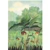 Image 1 : 1920's Jack-In-The-Pulpit Color Lithograph Print