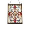 Image 3 : Victorian Style Stained Art Glass Window Panel