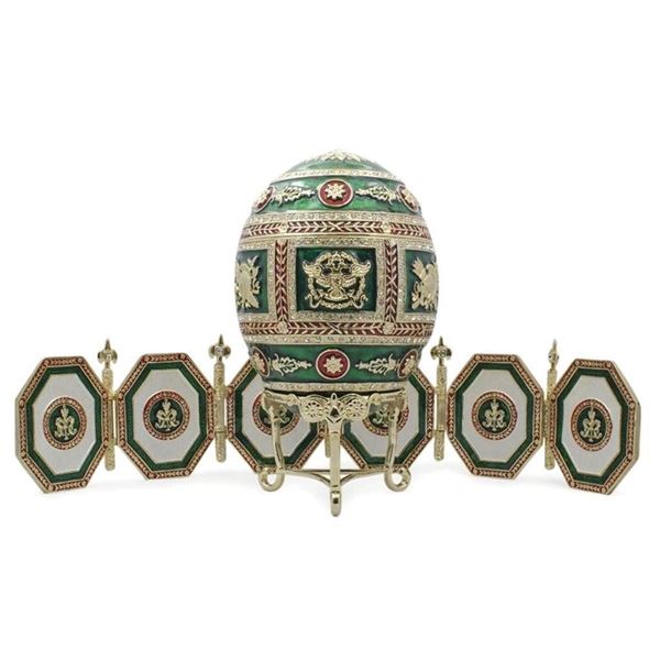 Russian Napoleonic Trinket Box Picture Frames Egg