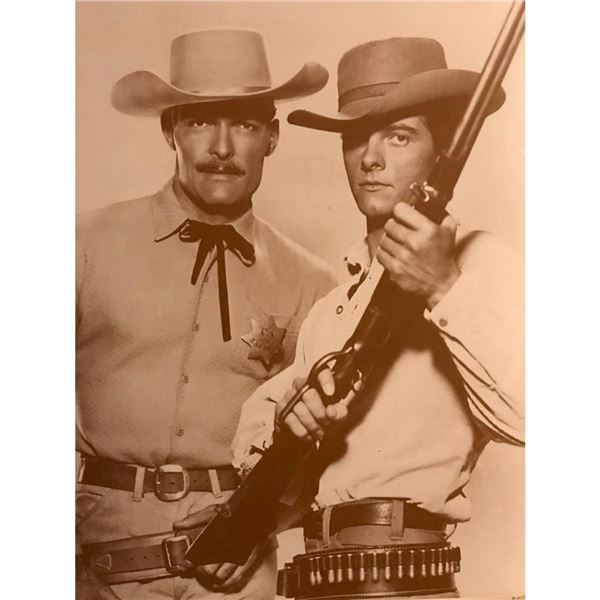 Lawman 1950's Western TV Show Sepia Photo Print