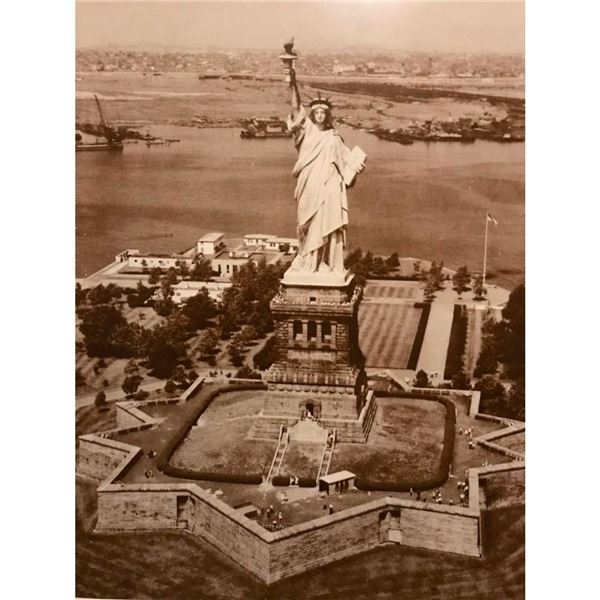 Statue of Liberty, New York City Sepia Tone Photo Print