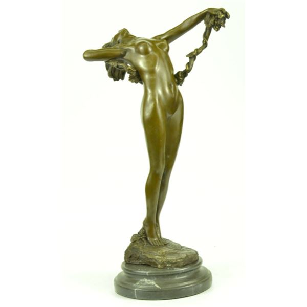 After Frishmuth, Art Nouveau Bronze Sculpture