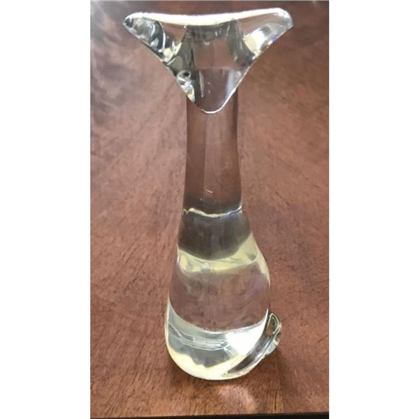 Baccarat Crystal Egyptian Cat Figurine