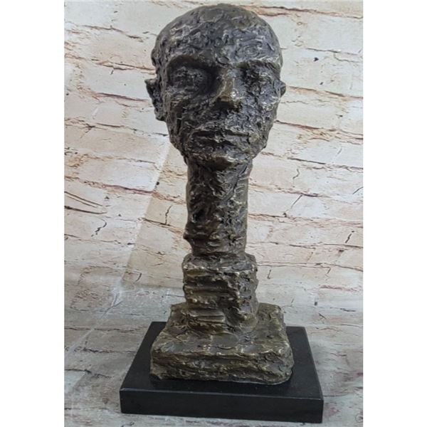 After Giacometti, Mid Century Surrealist Bronze Sculpture