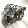Image 3 : Equestrian Horse Theme Crystal Cuff Bracelet