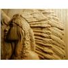 Image 4 : Carved Wooden Plaque, Native American Chieftain