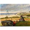 Image 1 : 20thc Oil Painting, Civil War Confederate Fort