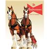 Image 1 : Budweiser Clydesdale Team Metal Pub Bar Sign