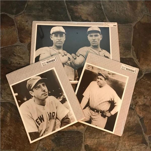 Group of Babe Ruth, Deimaggio Baseball Photo Prints