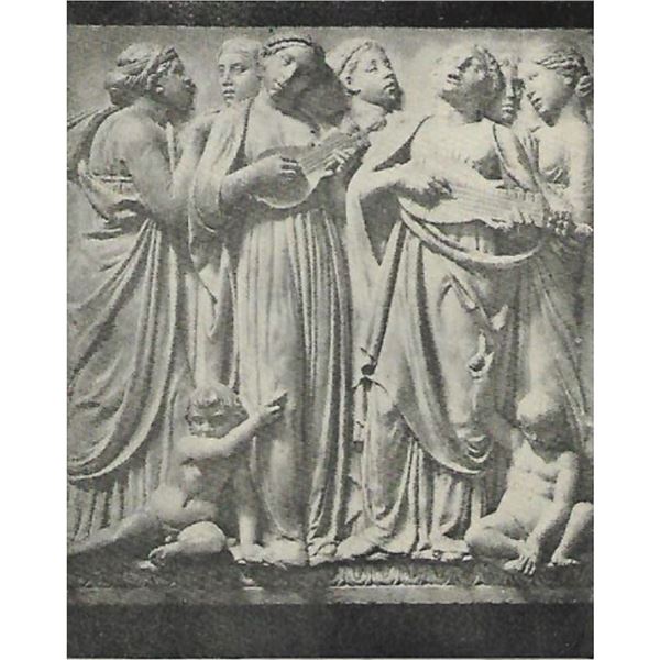 Vintage c1920â€™s Half-tone Print, Florence Italy, #232 Singing Boys