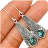 Image 1 : Neon Blue Apatite Sterling Silver Earrings