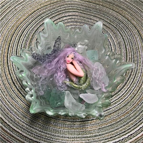 Artisan Mermaid Doll Sculpture