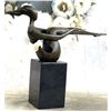 Image 1 : Abstract Woman In Pose Bronze Sculpture