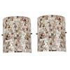 Image 2 : Pair of Mosaic Sea Shell Sconce Lights