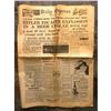 Image 1 : Rare World War II Newspaper, 1939 London Daily Express, Hitler