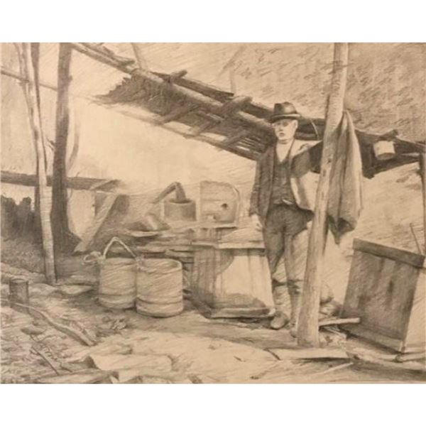 Moonshine Still Sketch