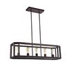 Image 1 : Industrial Style Inverted Restaurant 5-Light Pendant