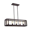Image 2 : Industrial Style Inverted Restaurant 5-Light Pendant