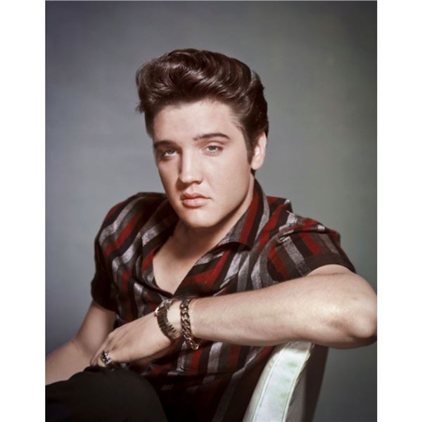 Elvis Color Portait Metal Pub Bar Sign