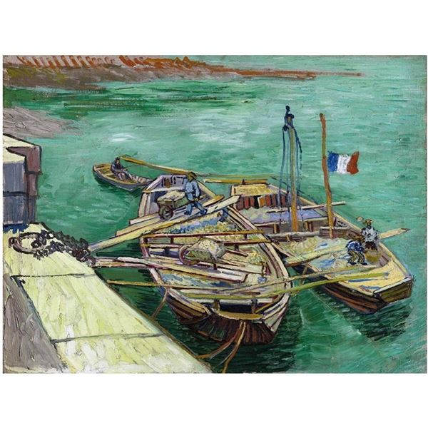 After Van Gogh, Landing Stage Boats