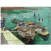 Image 1 : After Van Gogh, Landing Stage Boats