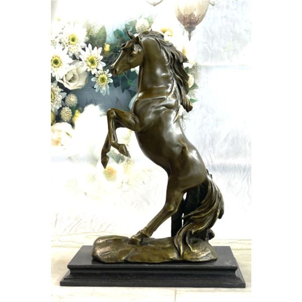 Wild Stallion Bronze Sculpture