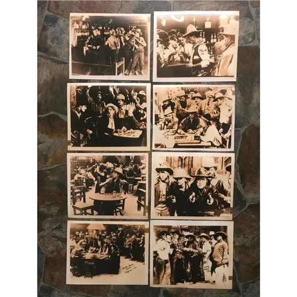 Group of Sepia Photo Prints, Silent Movie Western