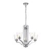 Image 2 : Modern Style Chrome Finish Chandelier