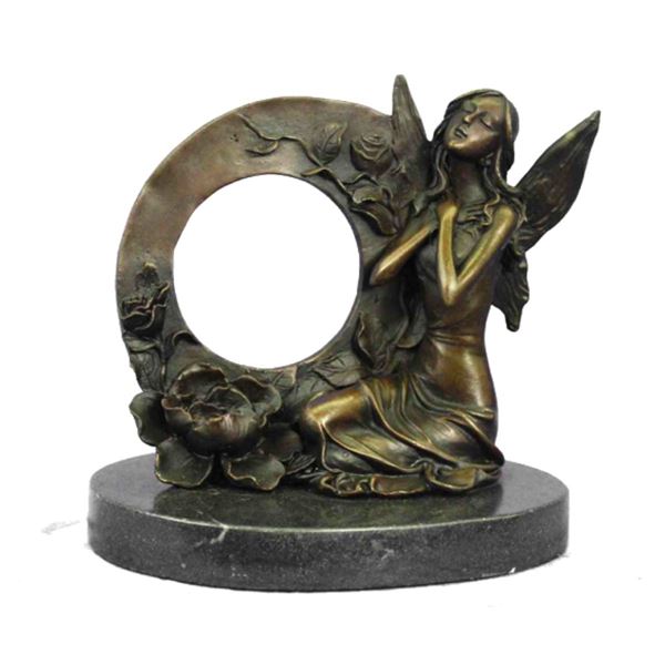 Art Nouveau Style Fairy Bronze Sculpture