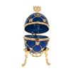 Image 2 : Russian Coat of Arms Trinket Jewel Box Egg