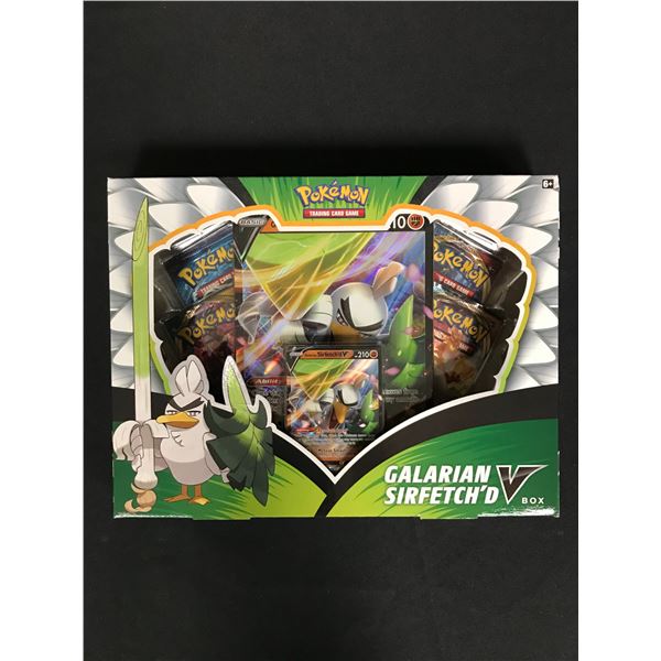 POKEMON TRADING CARD GAME GALARIAN SIRFETCH'D V BOX