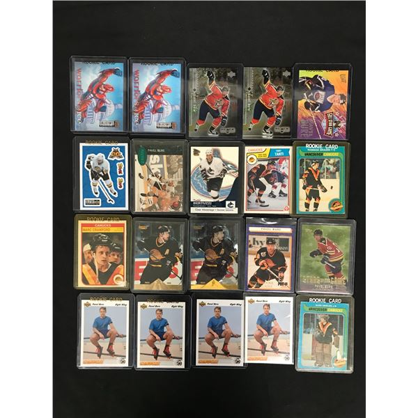 NHL HOCKEY ROOKIE CARD LOT (PAVEL BURE...)