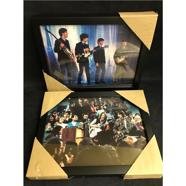 BEATLES FRAMED PHOTO LOT