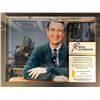 Image 2 : FRED ROGERS SIGNED 8X10 FRAMED PHOTO (RA COA)