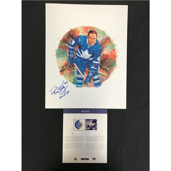 RED KELLY LIMITED EDITION LITHOGRAPH (CANADA POST)