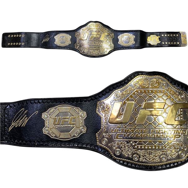 Georges St-Pierre Autographed UFC Championship Belt (Frozen Pond COA)