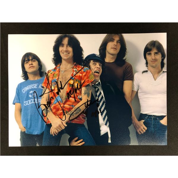 AC/DC BAND SIGNED 8X10 PHOTO (RA COA)