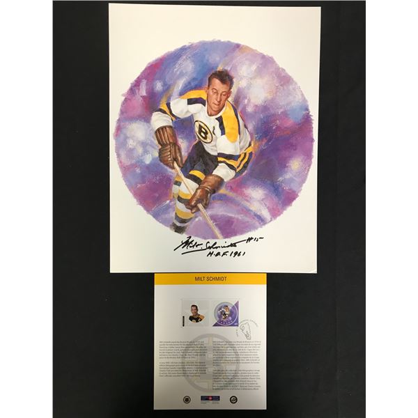 MILT SCHMIDT LIMITED EDITION LITHOGRAPH (CANADA POST)