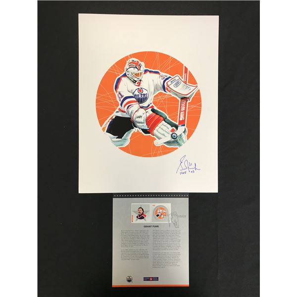 GRANT FUHR LIMITED EDITION LITHOGRAPH (CANADA POST)