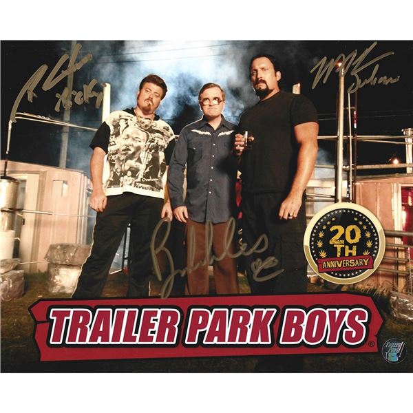 Trailer Park Boys Autographed 8X10 Photo (Frozen Pond COA)