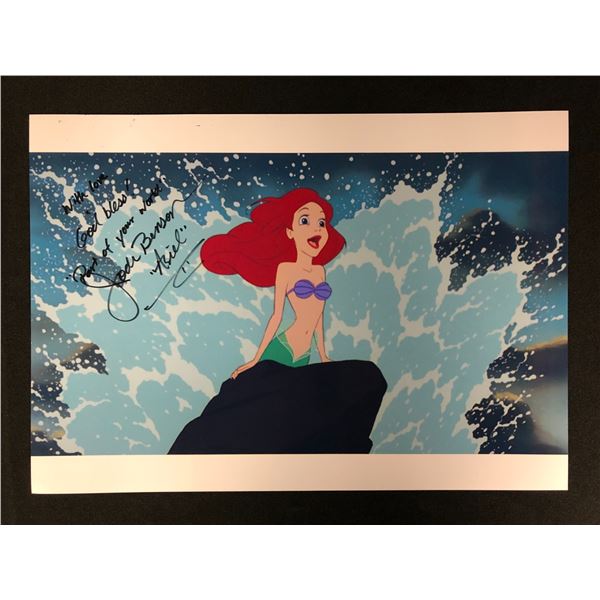 JODI BENSON SIGNED 8X10 LITTLE MERMAID PHOTO (RA COA)