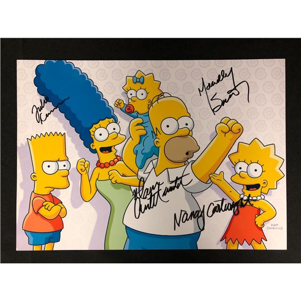 THE SIMPSONS MULTI SIGNED 8X10 PHOTO (RA COA)