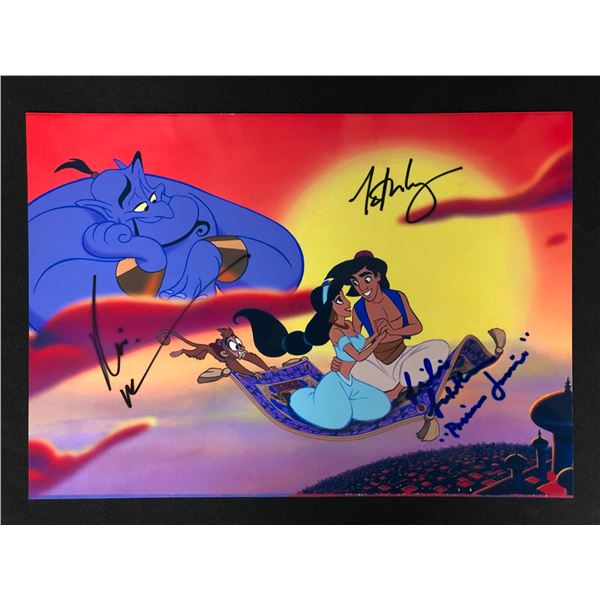 MULTI SIGNED ALLADIN 8X10 PHOTO (RA COA)